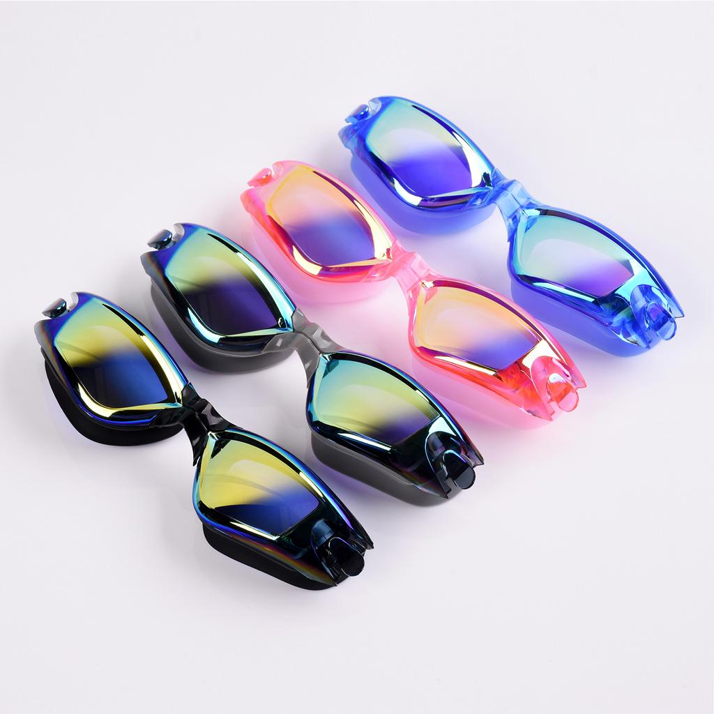Men's High-definition Waterproof and Fog-proof Swimming Glasses Men's and Women's Adult Eye Protection Colorful Swimming Goggles