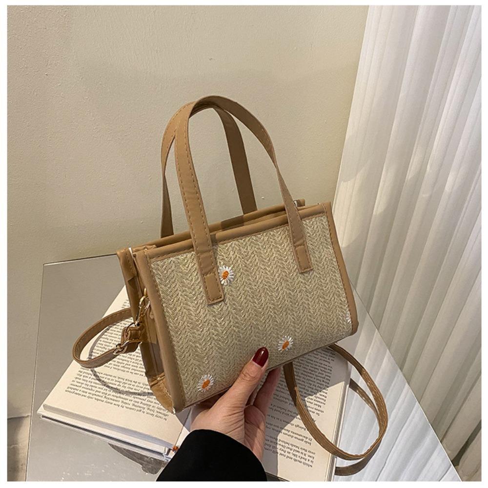 Сумка через плечо большой емкости, модная сумка, модная соломенная сумка