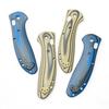A Pair Folding Knife AccessoriesCustom G10 Scales for Griptilian 550/551 Handles Folding Knife Parts Make Accessories