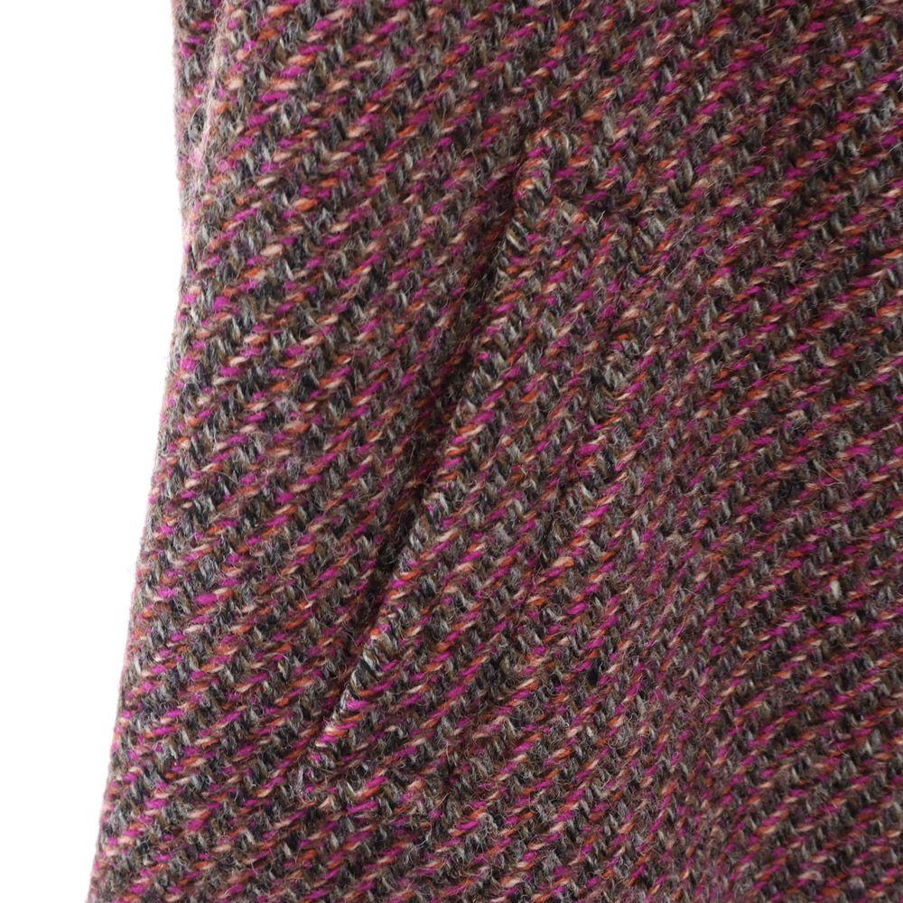 Aquascutum 70s 80s Vintage Wool Coat Purple Women Used