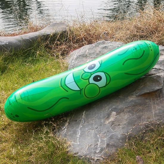 Giant Inflatable Pickle Toy Summer Kimchi Pool Float Fun Kimchi Party Prop Fun Novelty Gifts for Kimchi Lovers