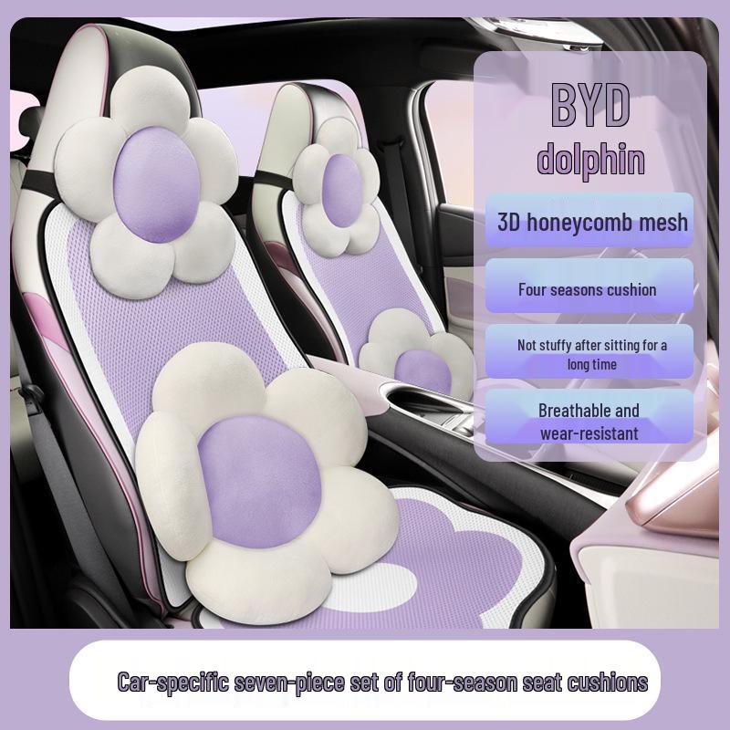 NNGY Seat Cushion: Fashionable, sporty, all-season cover for BYD Dolphin cars.