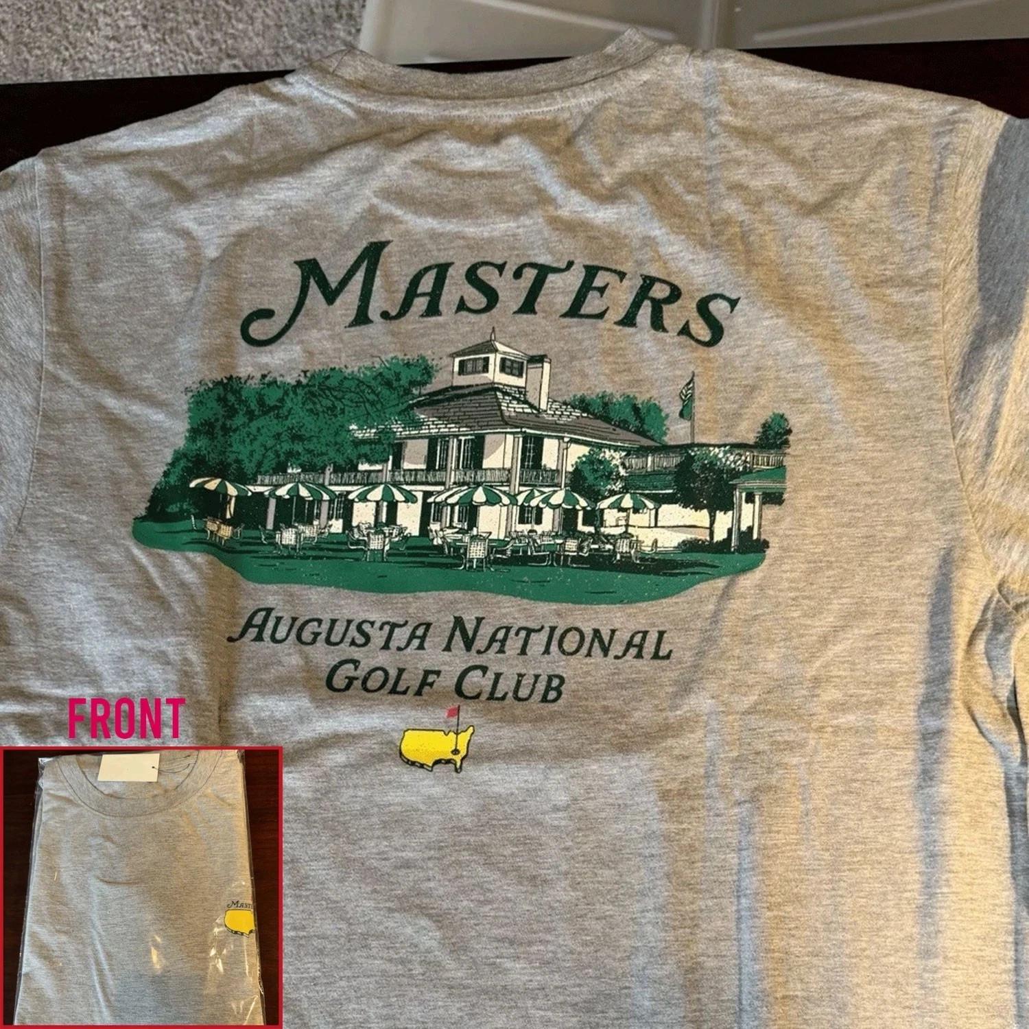 2026 Augusta National Masters Clubhouse Short Sleeve T-shirt AN69614 XXXXL