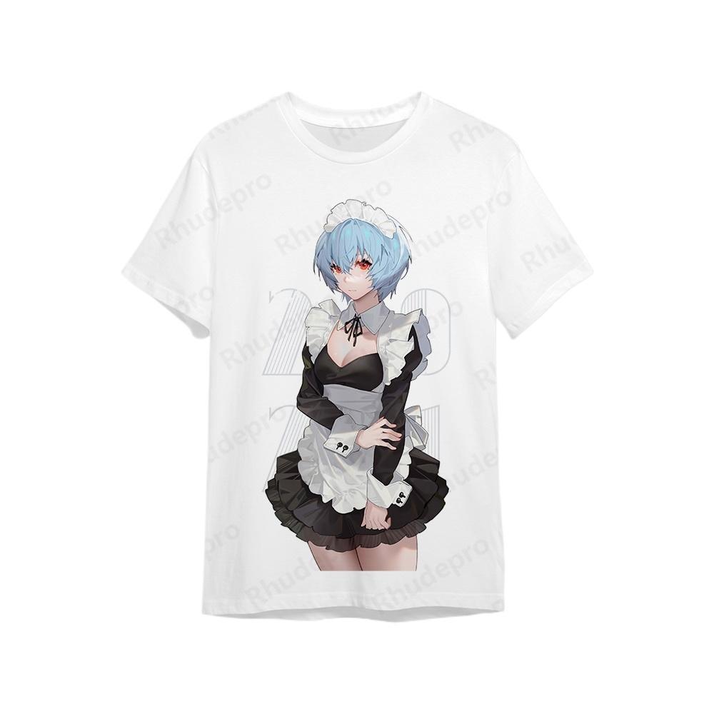 Genesis Evangelion Streetwear Pánské tričko Oblečení Móda Y2k Tričko Pánské oblečení Hip Hop Nadměrný Trend