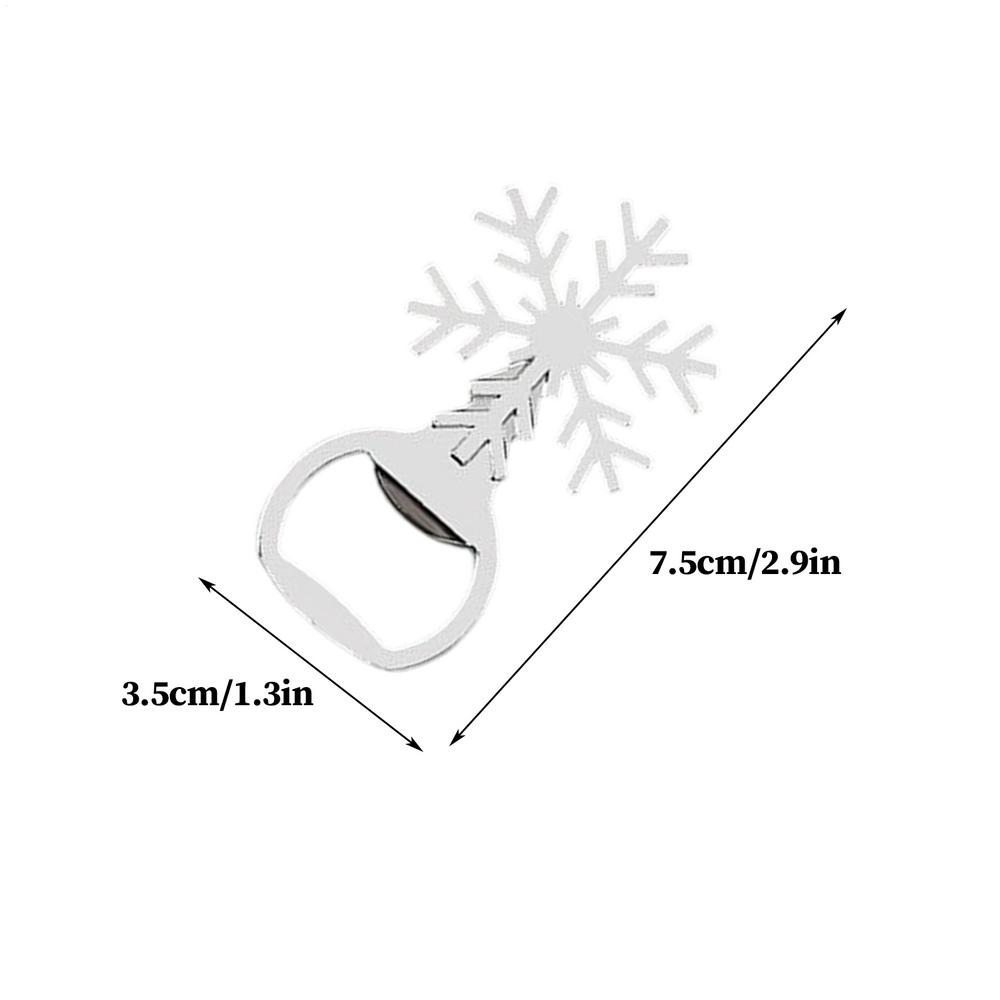 

Bottle Opener Christmas tree Opener Santa Snowman Zinc Alloy Bottle Openers Waiter Bar Kitchen Tool Navidad Party Decor