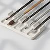 3D Printed Plastic Brush Holder Lightweight Portable Painting Brush Rest Holder Space-Saving Mini Size Brush Storage Box