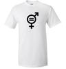 Black Gender Equality SYMBOL On White T-Shirt Cotton Shirt Liberal Left S-5XL