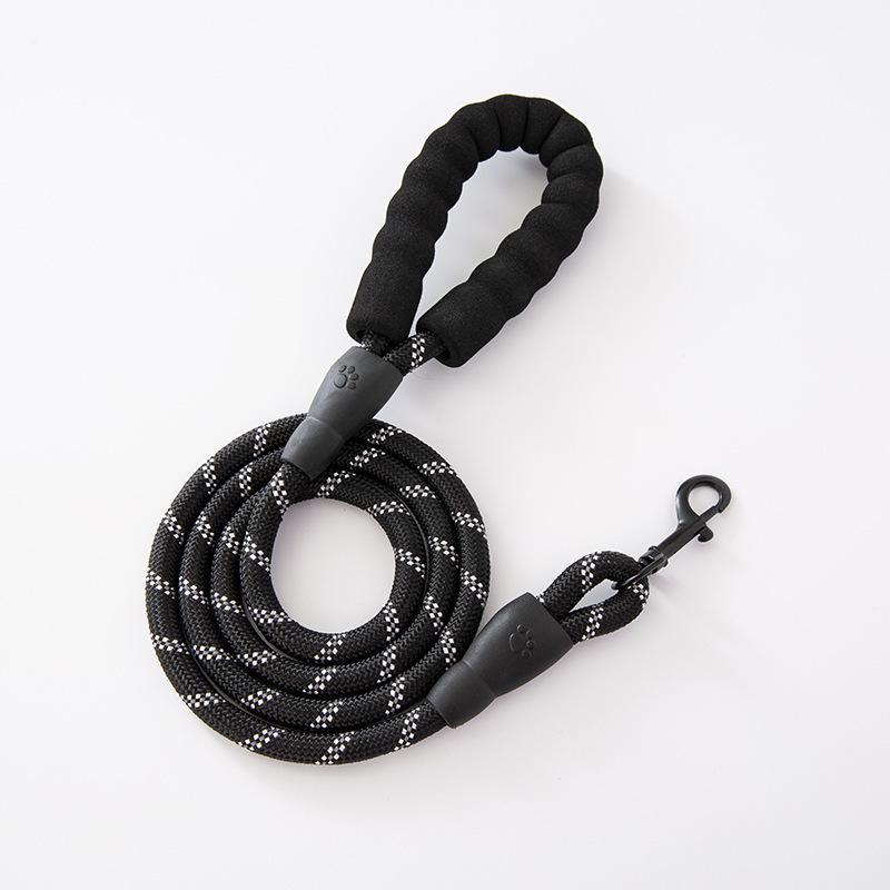 Reflective Nylon Dog Harness and Leash for Large Breeds