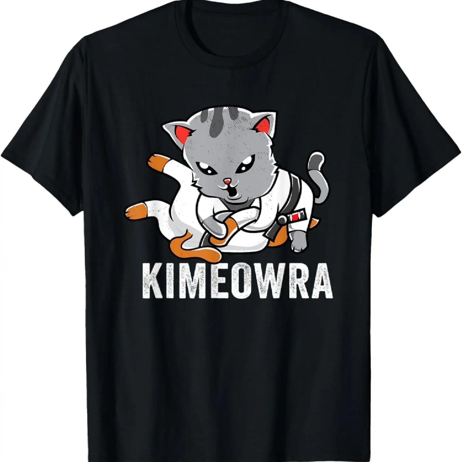 

Бразильське джиу-джитсу кіт KAWAII KIMURA- Подарунки BJJ та MMA Футболка XXXXXL чорний