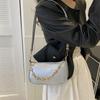 Lychee Pattern Chain Women's Bag New Niche Design Sense Versatile Shoulder Messenger Bag Texture Underarm Bag