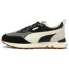 Rider FV Future Vintage Unisex Black White Dark Grey Sneakers 387672-45