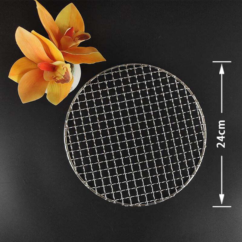 ChuyiQi 24cm Round Stainless Steel BBQ Grill Grate