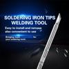 T12 Soldering Iron Tips 10 Types Soldering Station Tool Solder Soldering Iron Tips Replacement for FX-951 Rework Station (10PCS)