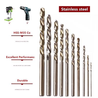 Cobalt Drill Bit HSS-Co M35 Cobalt M35 Gun Drill Bit Round Shank