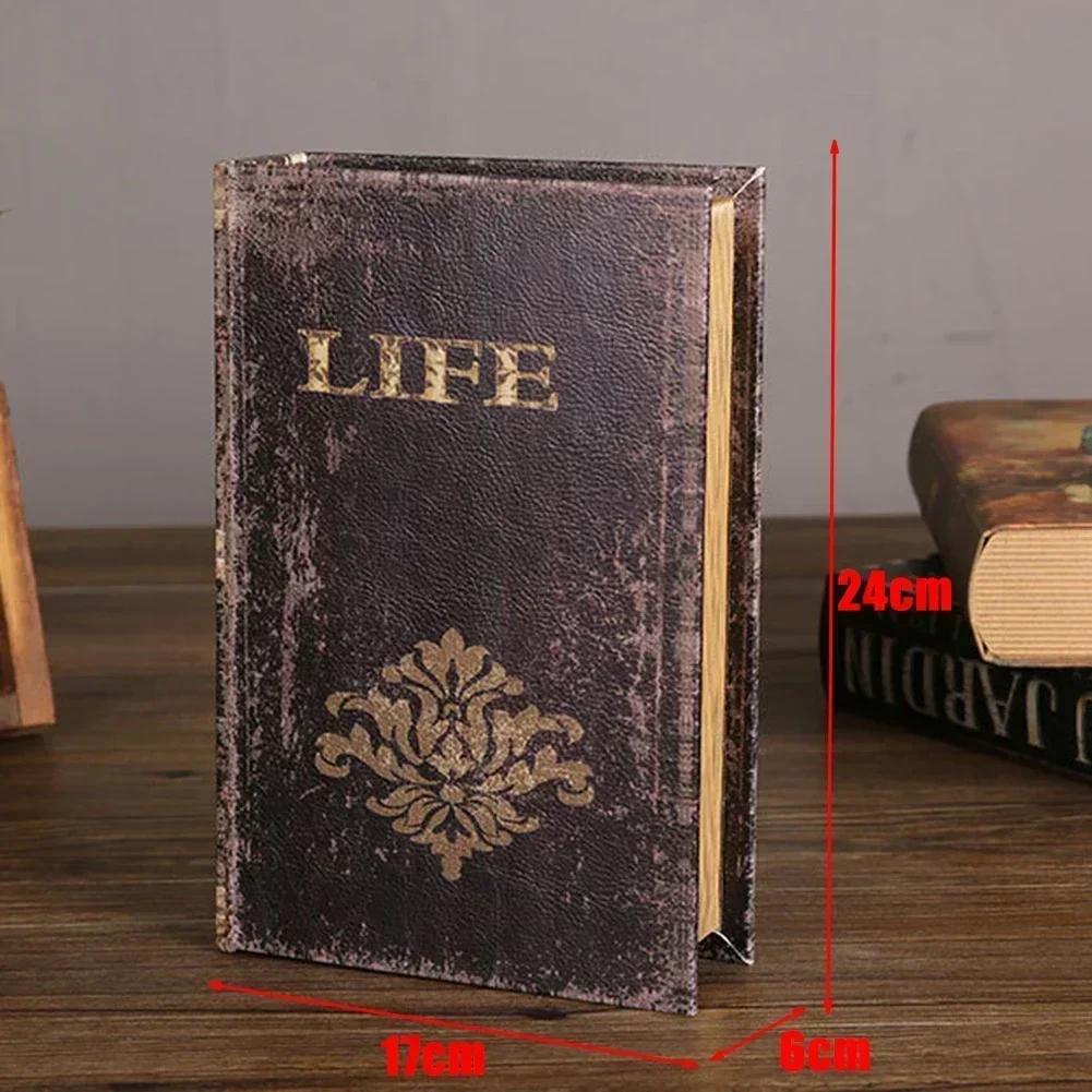 Retro Fake Book Simulation Prop Books Cafe Table Hotel Props Cabinet Bookshelf Decorative Exquisite Vintage Cabinet Ornaments