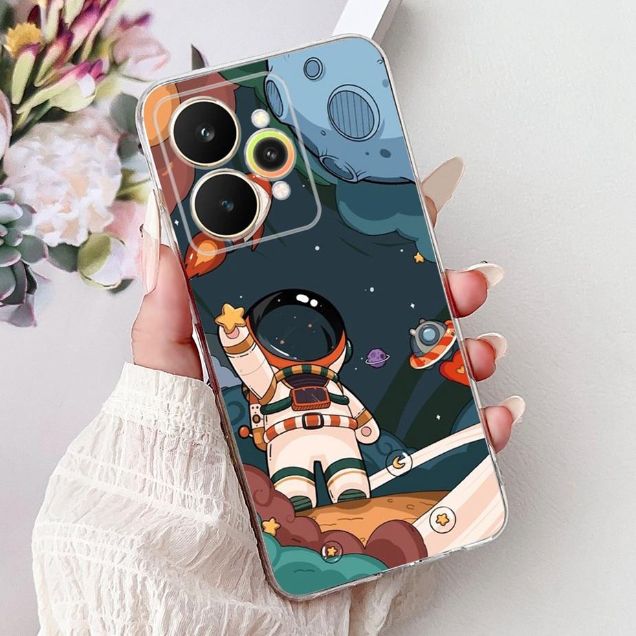 For Realme 15 Case Realme15 Pro RMX5101 Luxury Fashion Painted Cover Soft Slim Phone Case For Realme 15 Pro 5G Back Cover Bumper