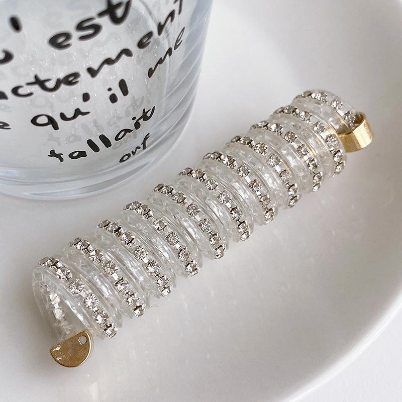 

Телефонна лінія Мотузка для волосся. Жінки. Кришталевий хвіст. Високі еластичні резинки для волосся. Гумки для волосся зі смоли. Гумки для волосся. Аксесуари для волосся. білий