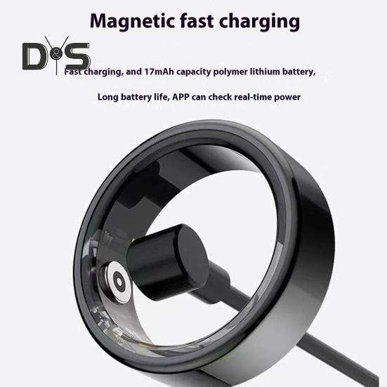 Smart Ring Fitness Tracker Ring with Motion Tracking IP68 Waterproof Bluetooth-compatible Sleep Monitor Health Tracker Ring