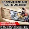 Professional Car Headlight Restorer - Removes Scratches and Blur, Restores Bulb Brightness, Expands Visibility, Suitable for Front and Rear 