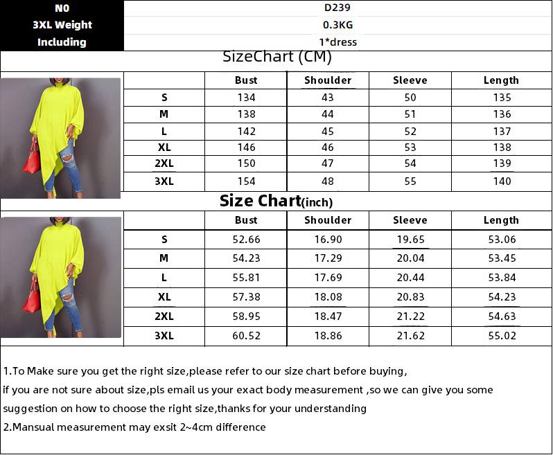Dámské letní šifonové šaty nadměrné velikosti s nepravidelným střihem - evropská a americká móda 2024