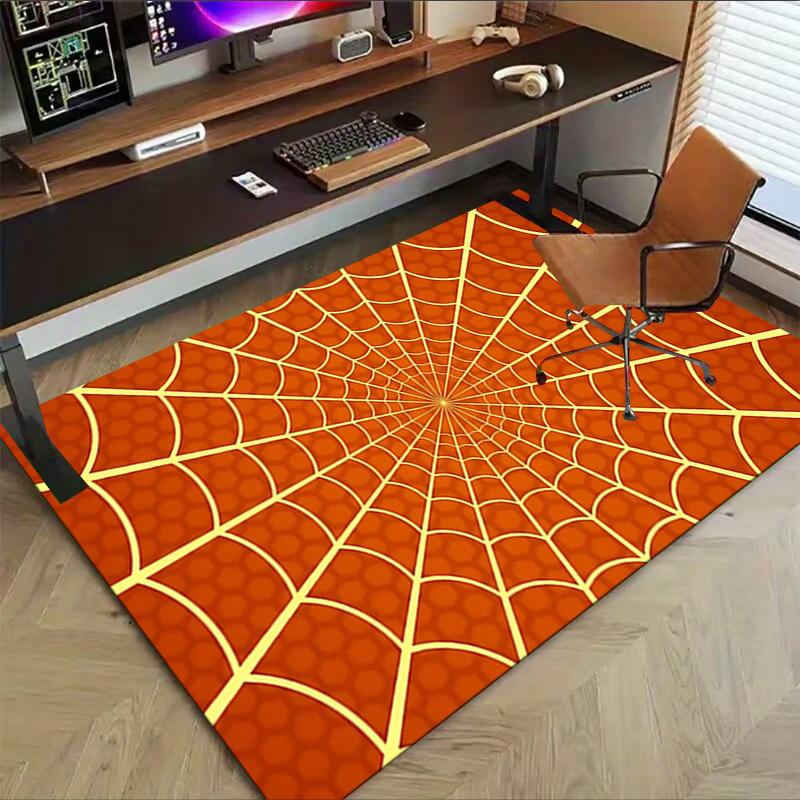 1PC spiderweb Extra Large Non Slip Floor carpet, Office, family, bedroom, Studio   Large Area Rug Indoor Rugs, , Vibrant Colors