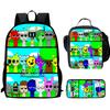 Sprunki Rhythm Box, Game Anime Backpack, Student Schoolbag, Computer Bag