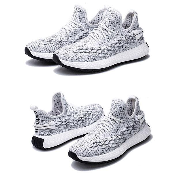 Men Sneakers Fly Woven Breathable Shoes  Casual Sports Shoes Lightweight Running Shoes