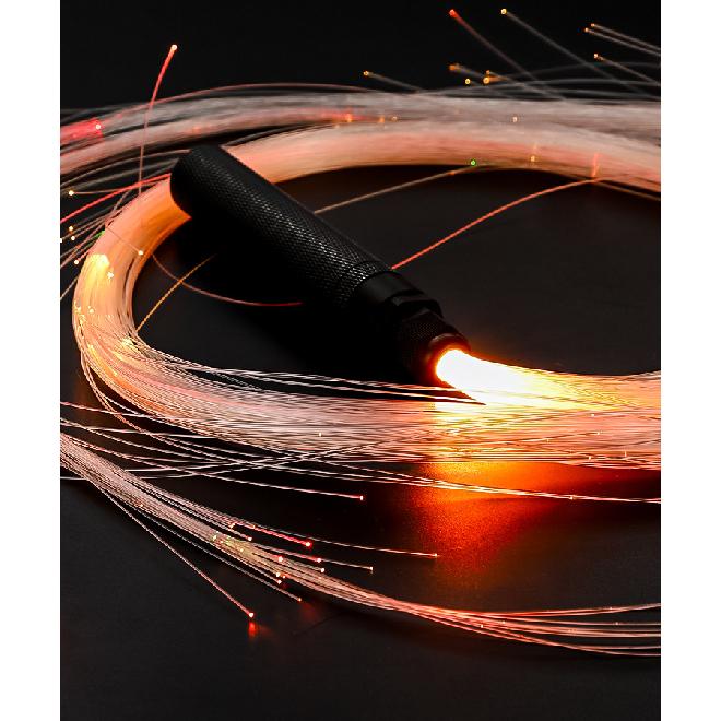 Toy Metal7Color light whip USB Rechargeable Flashing Whip Atmosphere Prop Stage Fiber Optic Whip LED