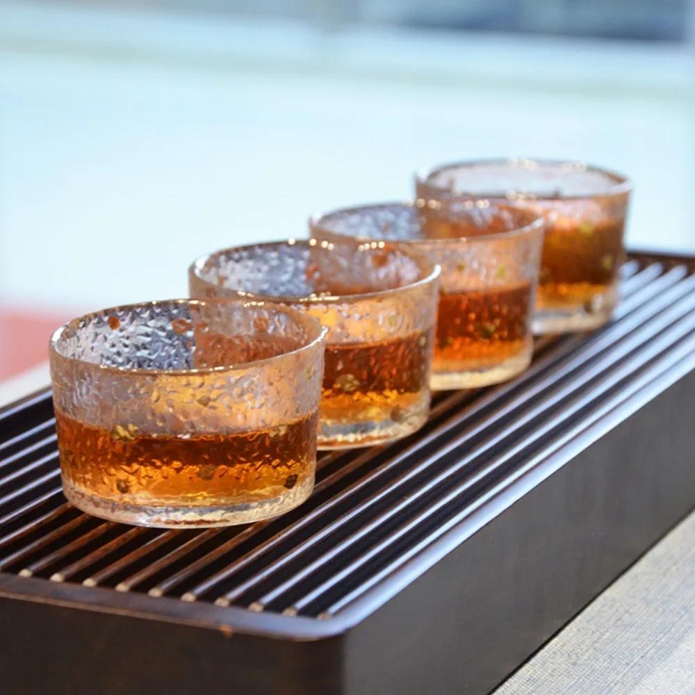 Japonský styl skleněného hrnku na horu Fuji, módní sklenice na skály, žáruvzdorné sklo, hrnek na vodu, šálek kávy, červené víno, whisky