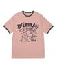 PRIMATE Lily Women'S Fleece Ringer Short Sleeve T-Shirt 5 Colors