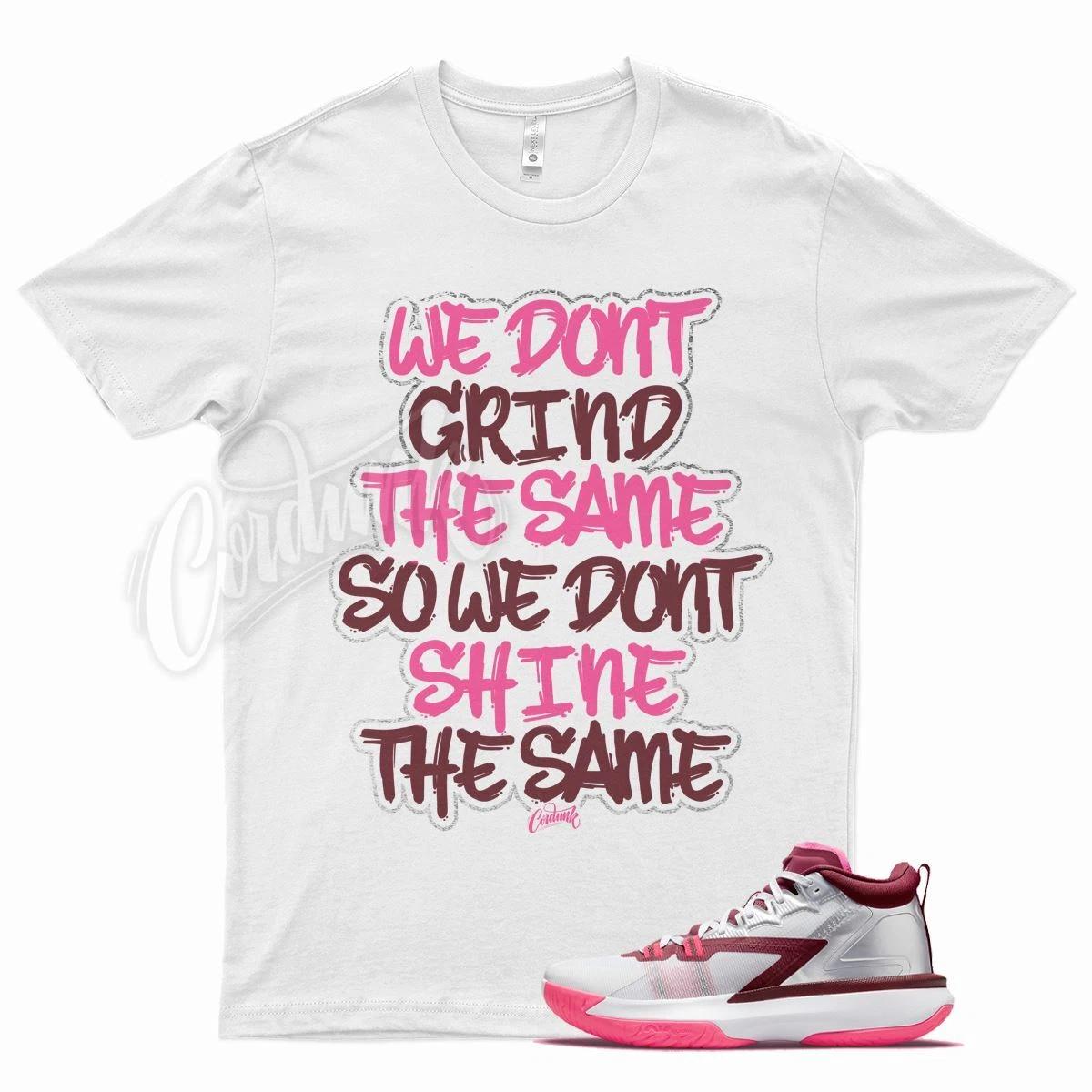 

Белая футболка GRIND для J1 Zion 1 Marion Metallic Burgundy Pink One L
