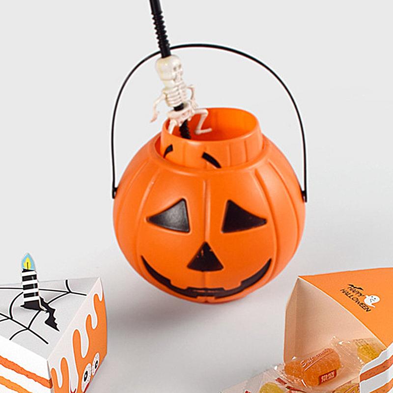Halloween Candy Bucket Candy Bucket Pumpkin Ghost Trick Or Treat Party Bags Reusable Candy Bags Trick Or Treat Bags Portable