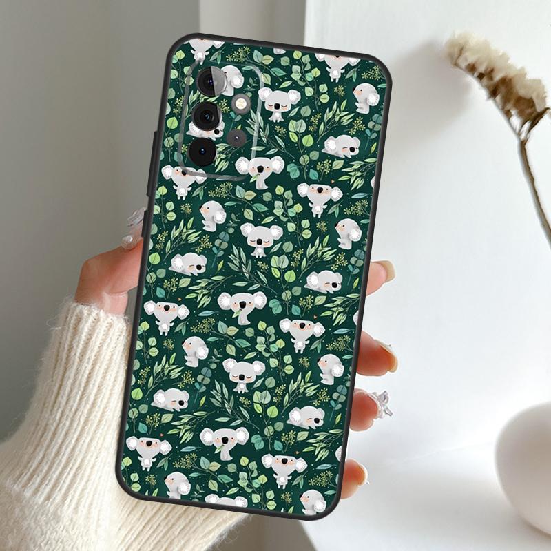 

Cartoon Painting Animal Koala Case For Samsung Galaxy A16 A26 A36 A56 A55 A35 A15 A54 A34 A14 A52 A32 A12 A13 A33 A53 A17 Samsung A55