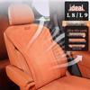 Universal Suede Car Seat Cushion - Breathable, Perforated, All-Season
