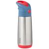 B.box (Beebox) Children's Water Bottle with Straw, Insulated Drink Bottle, 350ml, Keeps Drinks Cold and Hot, One-Push Opening, Dishwasher Safe (Top Ra