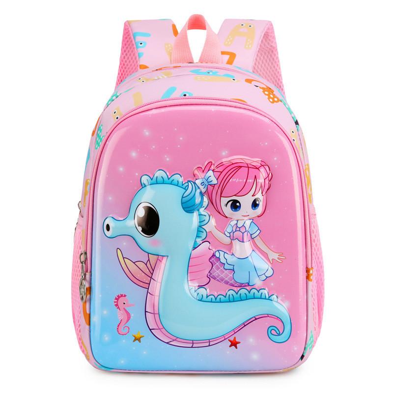 Adorable Cartoon Backpack For Kids 3-5 Years Old Cute And Durable Oxford Fabric