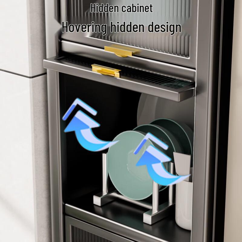 BeiYing 2-Layer Narrow Kitchen Storage Cabinet