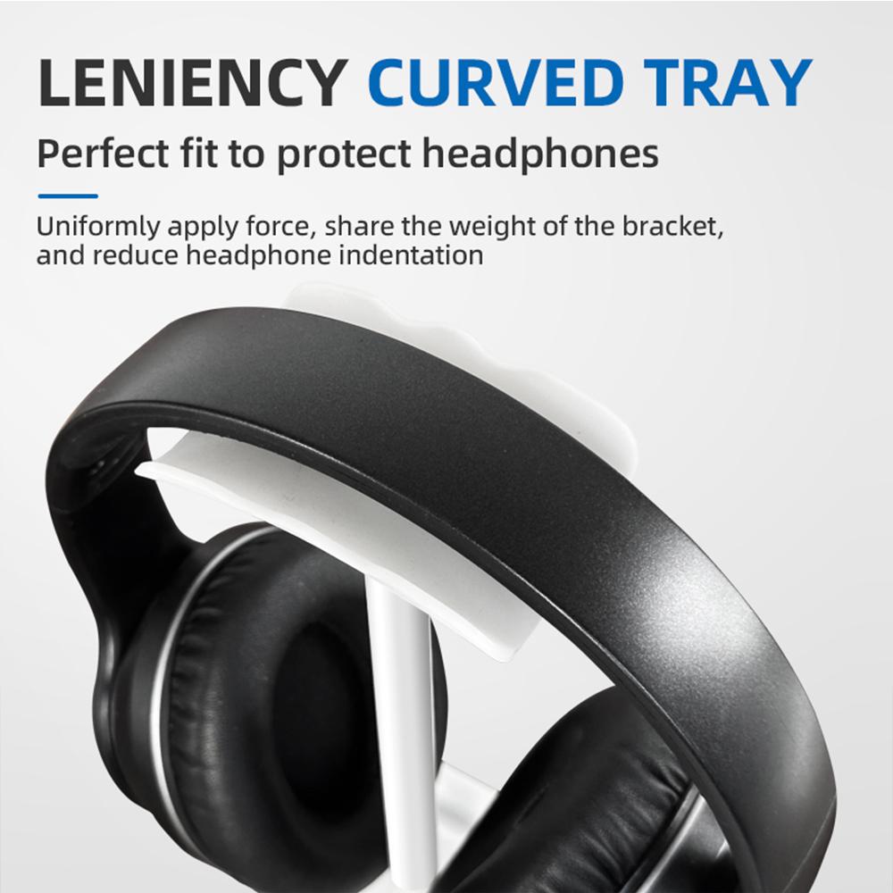 Universal Headphones Stand Non-Slip Headset Holder Earphone Mount Hanger Headset Stand Support With Mobile Phone&Tablet