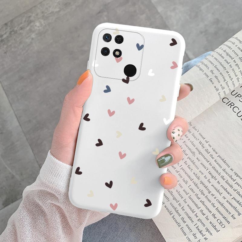 For Redmi 10C 10 C Back Cover Protective Case Soft Silicone Cute Cartoon Cat Frog Phone Case For Xiaomi Redmi 13C 14C 12C Coque