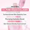 Mediheal Kollagen Essential Sheet Maske Kernstraffend 10 Stück. 98% Veganes Kollagen für Straffung, Elastizität und Verbesserung der Hautdichte.