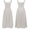 Mrs. Xiao Elegant French First Love Polka Dot Retro Square Neck Dress