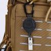 Simple and Practical Metal Car Pendant Outdoor Mountaineering Easy Pull Chain High Elastic Telescopic