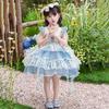 Girls' Summer Princess Flower Fairy Lolita Dress - High-End Formal Birthday Attire