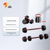 Tagong Adjustable Rubber-Coated Dumbbell & Kettlebell Set