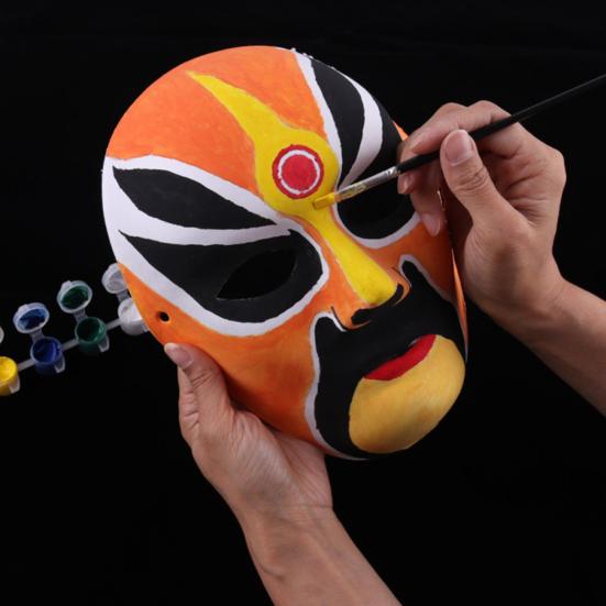 

DIY Face Guard Мужчины Женщины Тыква Слон Кролик Лев Животное Белая Бумага Покрытие Глаз Сценическое Представление Косплей Костюм Праздничные Атрибуты C