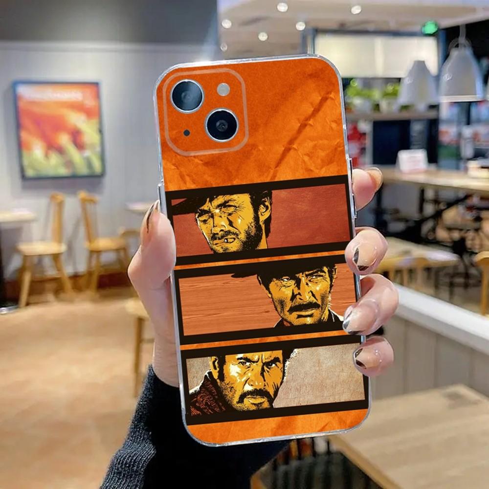 

The Good the Bad and the Ugly Phone Case For iPhone 16,15,14,13,12,11 Plus,Pro,Max,XR,XS,X,7,8 Plus,SE,Mini Transparent Silicone iPhone12