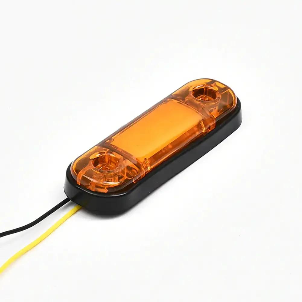 3led Truck Side Marker Light Adhesive Tape Turn Signal Lamp Rear Light Warning Stop Lamp Car Truck Trailer Tractor Lorry 12V 24V