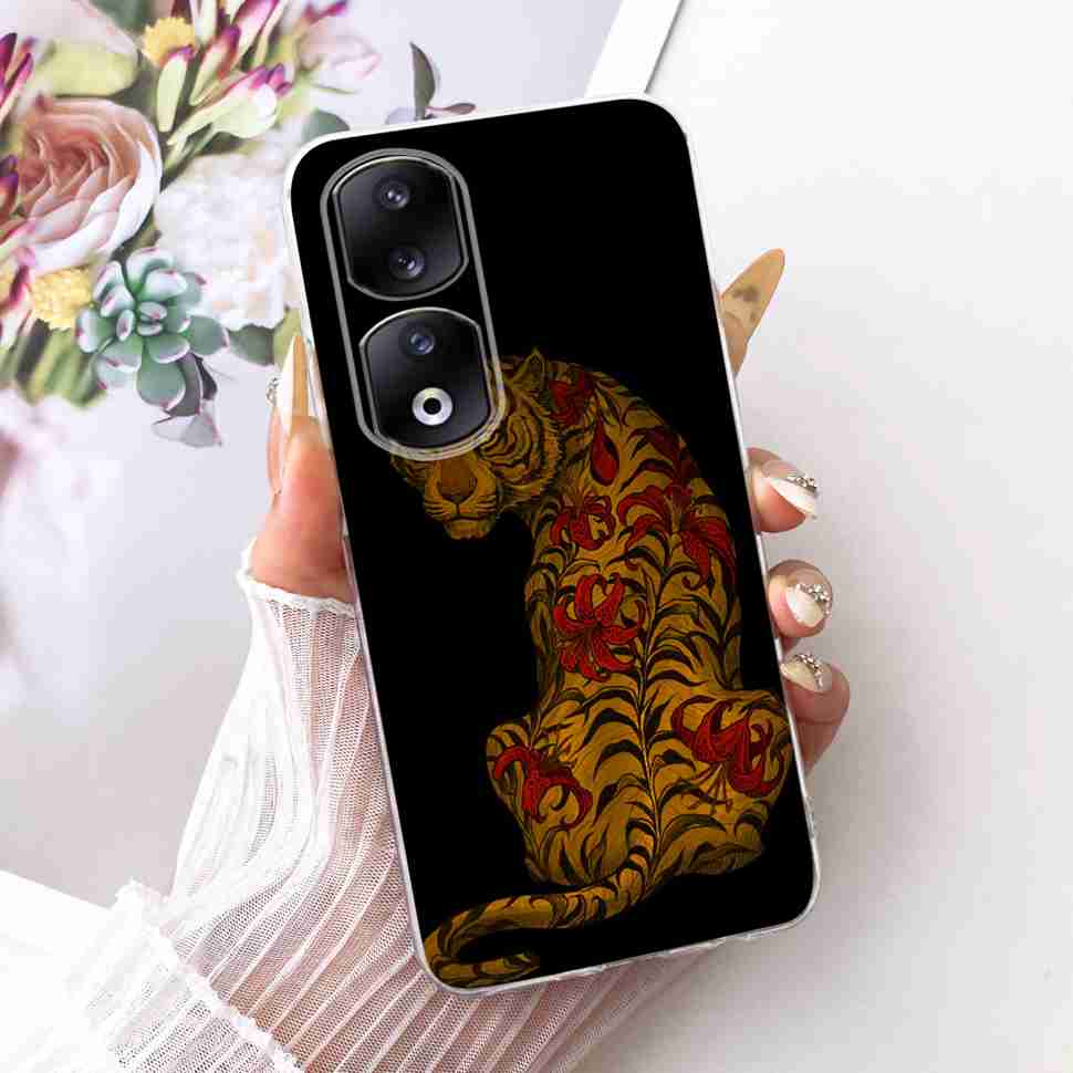 Funda para Honor 90 Pro 5G 6.78" Moda Mariposa Pintada Silicona TPU Cubierta Trasera Para Honor 90Pro 90 PRO 5G REP-AN00 Fundas para Teléfono