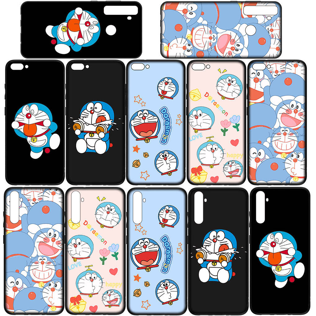 Custodia per Telefono per iPhone 17 16 15 Plus X XR Huawei P30 P20 Lite Redmi Note 14 12 11 13 Pro Max OPPO A60 A80 A40 A18 A38 A15 A54 Comics Doraemon Cover