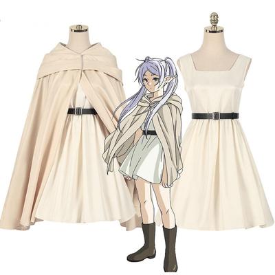 Frieren At The Funeral Anime Frieren Cosplay Costume Coat Skirt Belt Outfits
